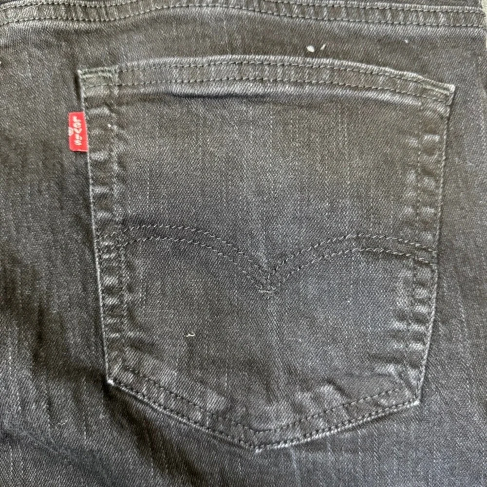 Levis 569 Loose Straight Fit Black Denim Jeans Mens W38 L32 00569-0125